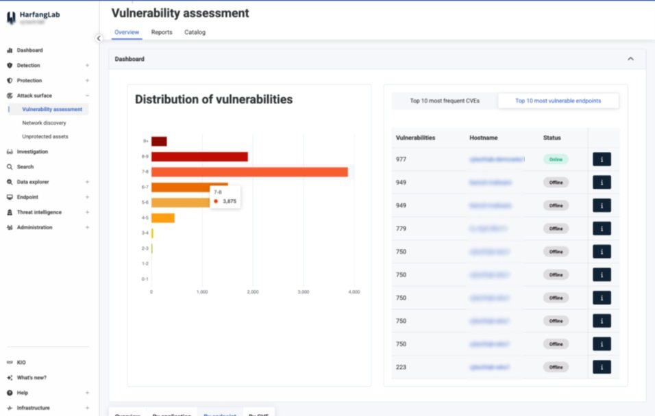 HarfangLab Scout - Attack Surface Management - Endpoints Vulnerability management